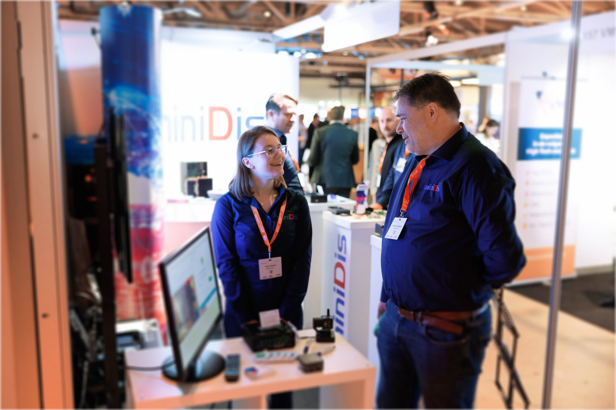 MiniDis exhibition stand presenting professional mini-PC and IoT solutions